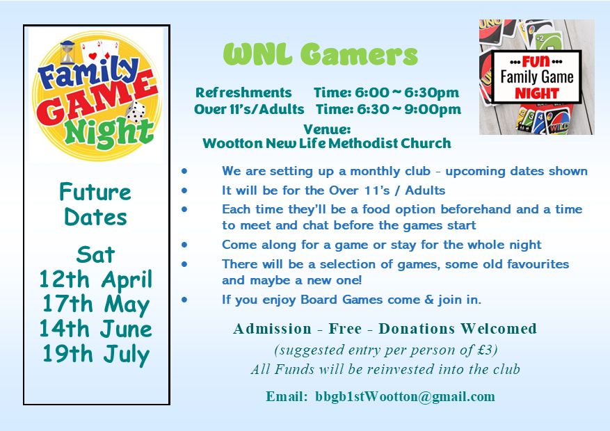Family Game Night Flyer